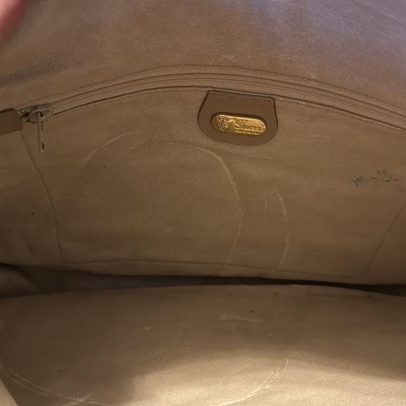 Vintage Gucci PVC Leather Shoulder cross body beige style #K0634 - Picture 4 of 4